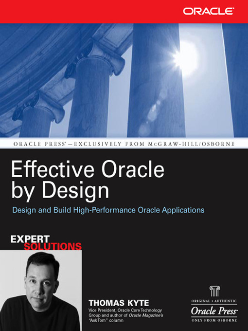 Title details for Effective Oracle by Design by Thomas Kyte - Wait list